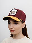 Бейсболка GOORIN BROTHERS арт. 101-1337 (бордовый / рыжий)